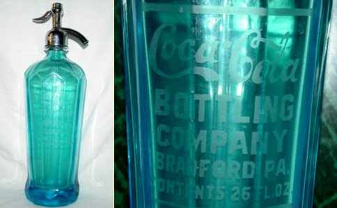 Coca-Cola Bottling Company seltzer bottle