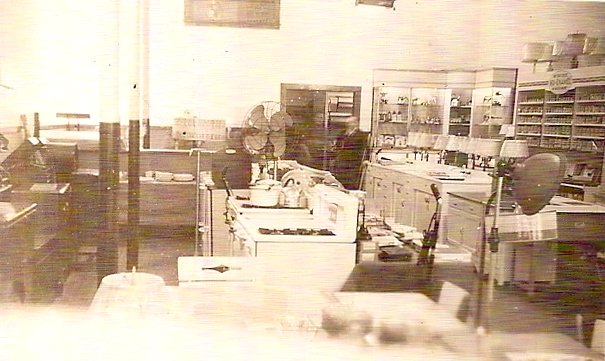 Inside of Clark & Humphrey Store - about 1940