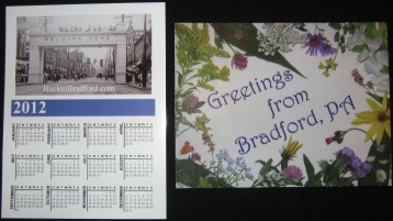 calendar & postcard