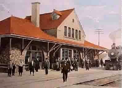 BR & P Railroad Station 1914 -donated by Dave Rathfon