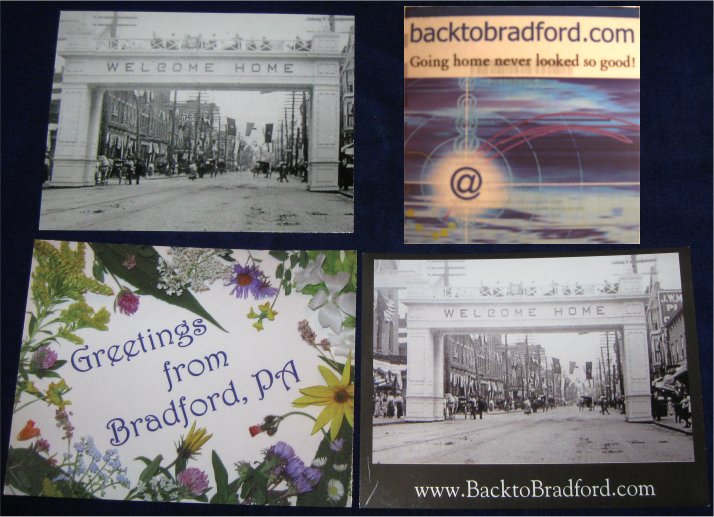 2 Postcards, 1 Magnet, 1 Window Cling