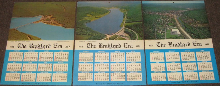 '69 Kinzua Creek, '70 Quaker Lake, '71 New 219