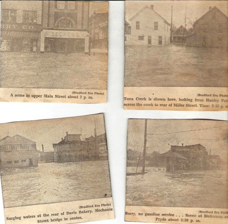 April 1947 - Era views of Bradford Flash Flood