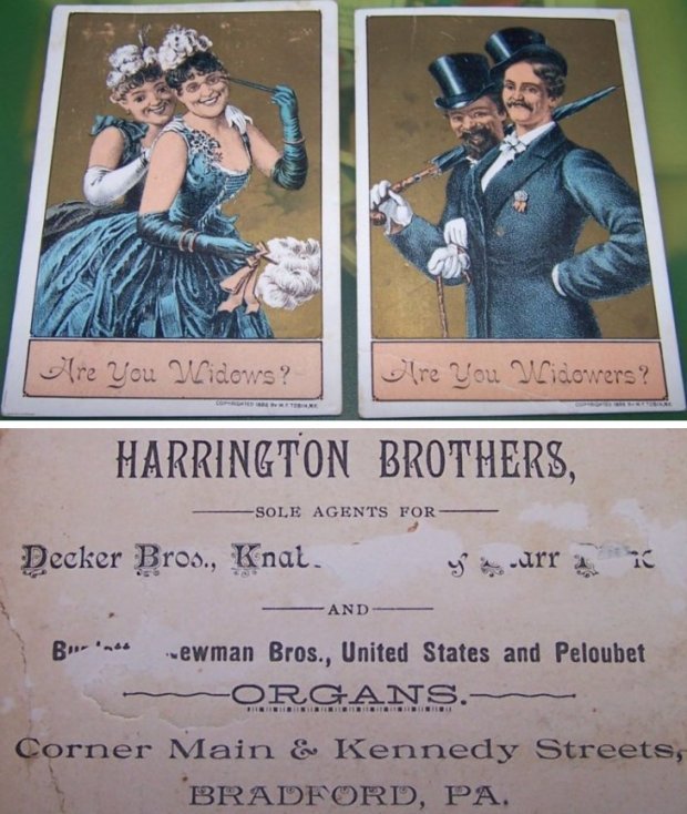 1888 Trade Card - Harrington Brothers of Bradford