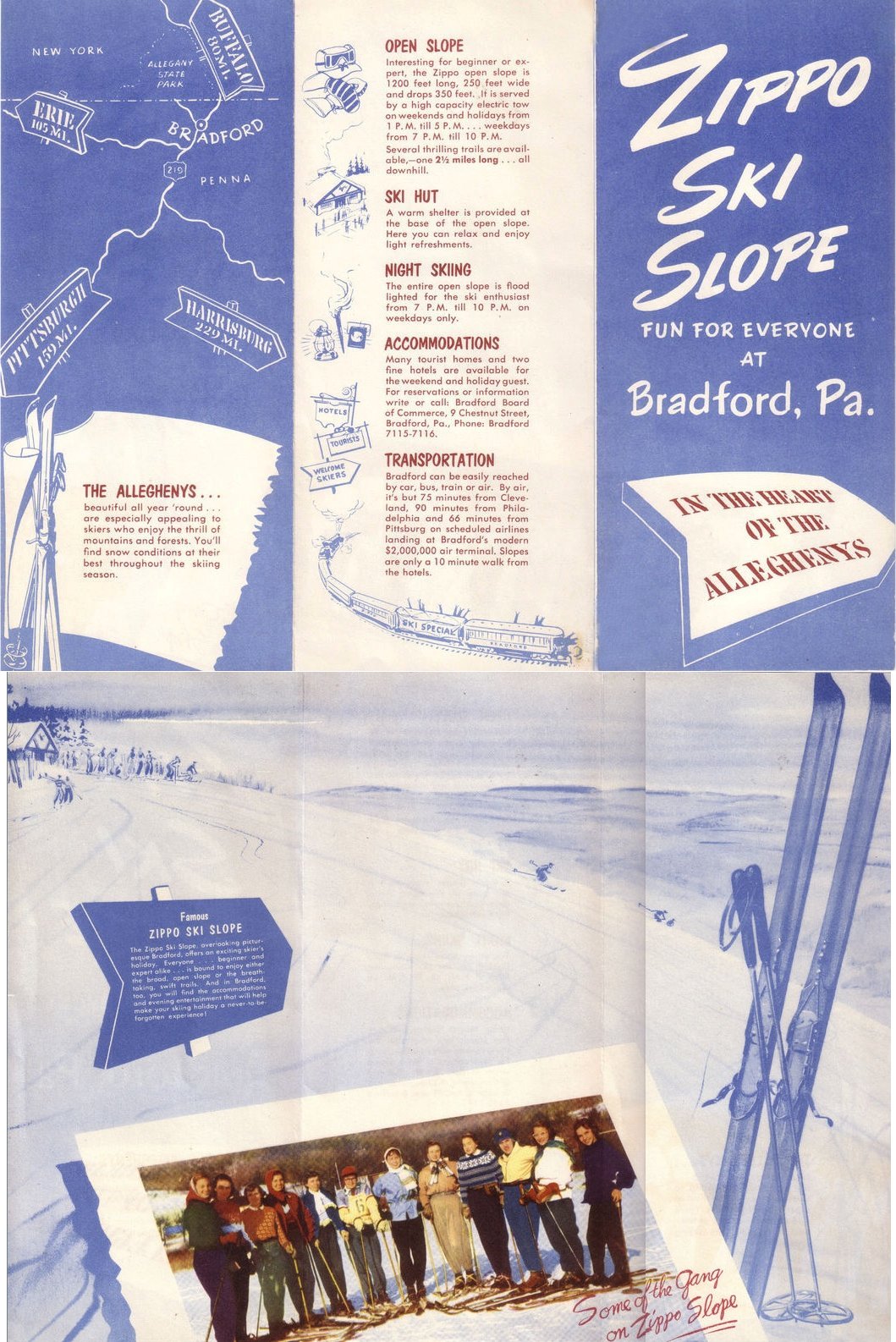 Zippo Ski Slope Brochure