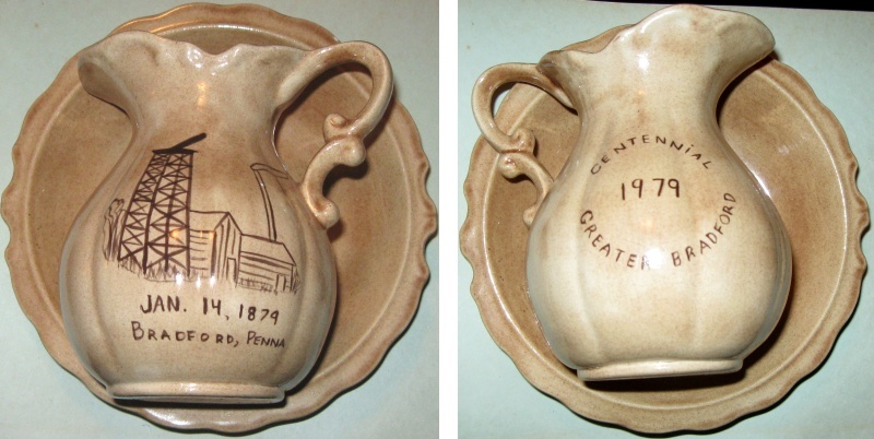 Bradford Centennial 1979 Pitcher & Bowl Set