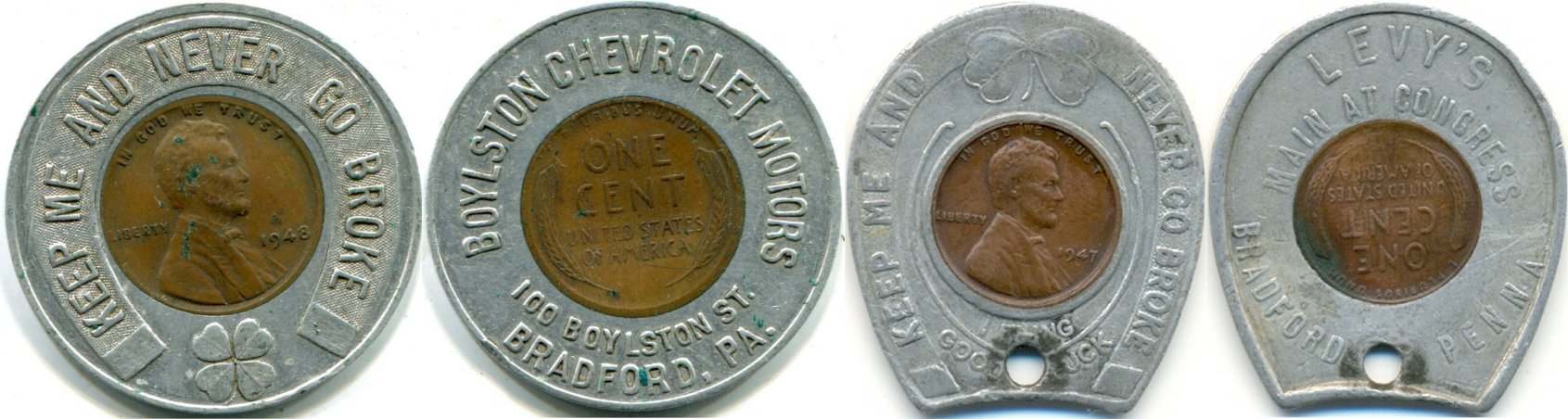 Boylston Chevrolet Motors / Levy's -Lucky Cents