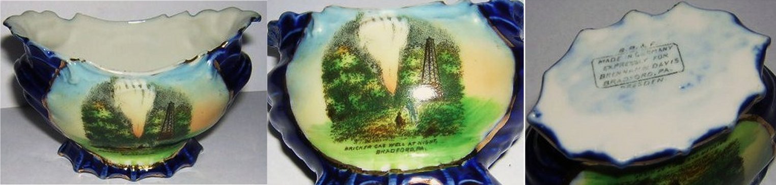 Bricker Gas Well souvenir from Brennan & Davis book store