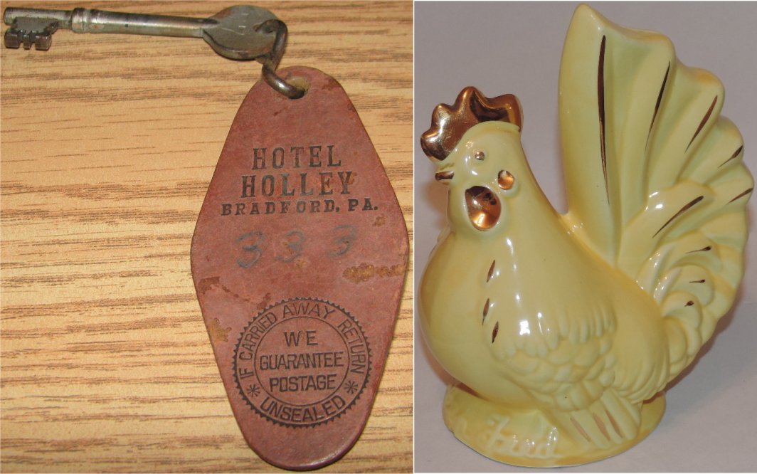 Hotel Holley Key & Fob / Vic Moran Bank