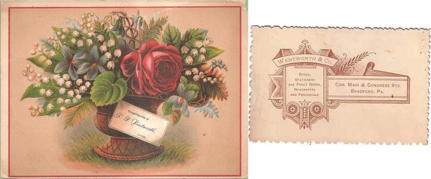 F.P. Wentworth & Co. ad card