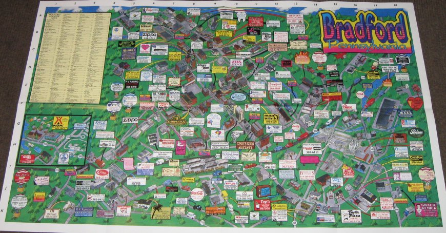 bradford pa commemorative poster 1994
