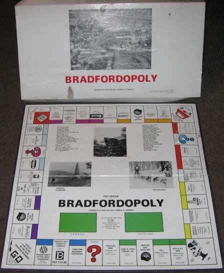 bradfordopoly boardgame 1987