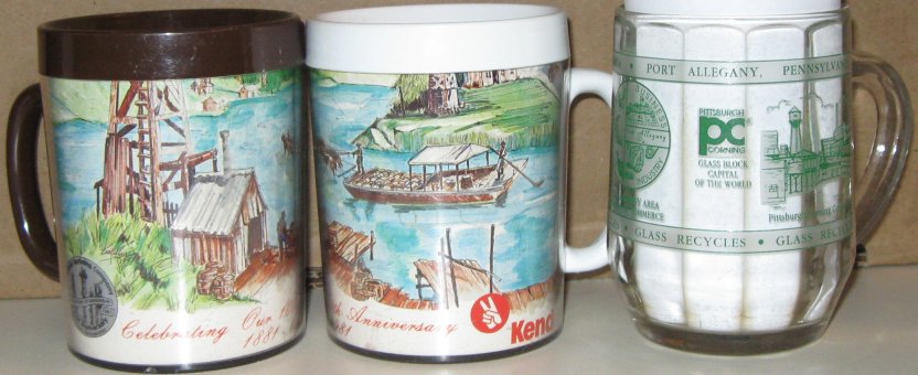 1981 kendall 100th anniversary, port allegany glass