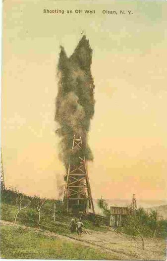 Shooting an Oil Well in Olean NY -don./D. Rathfon