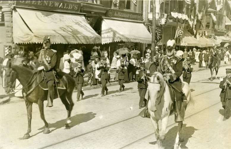 2 military horses
