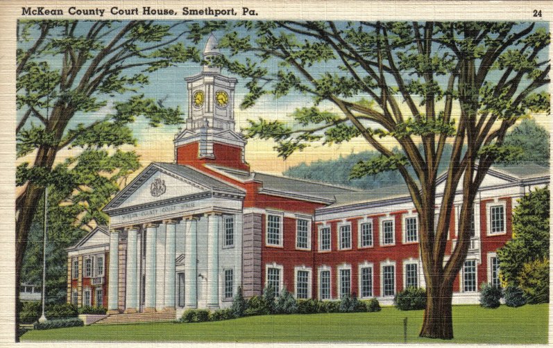 Mckean Co Court House, Smethport -don./D. Rathfon
