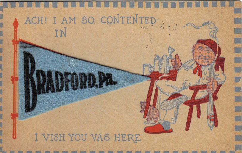 Bradford Souvenir Postcard -don./D. Rathfon
