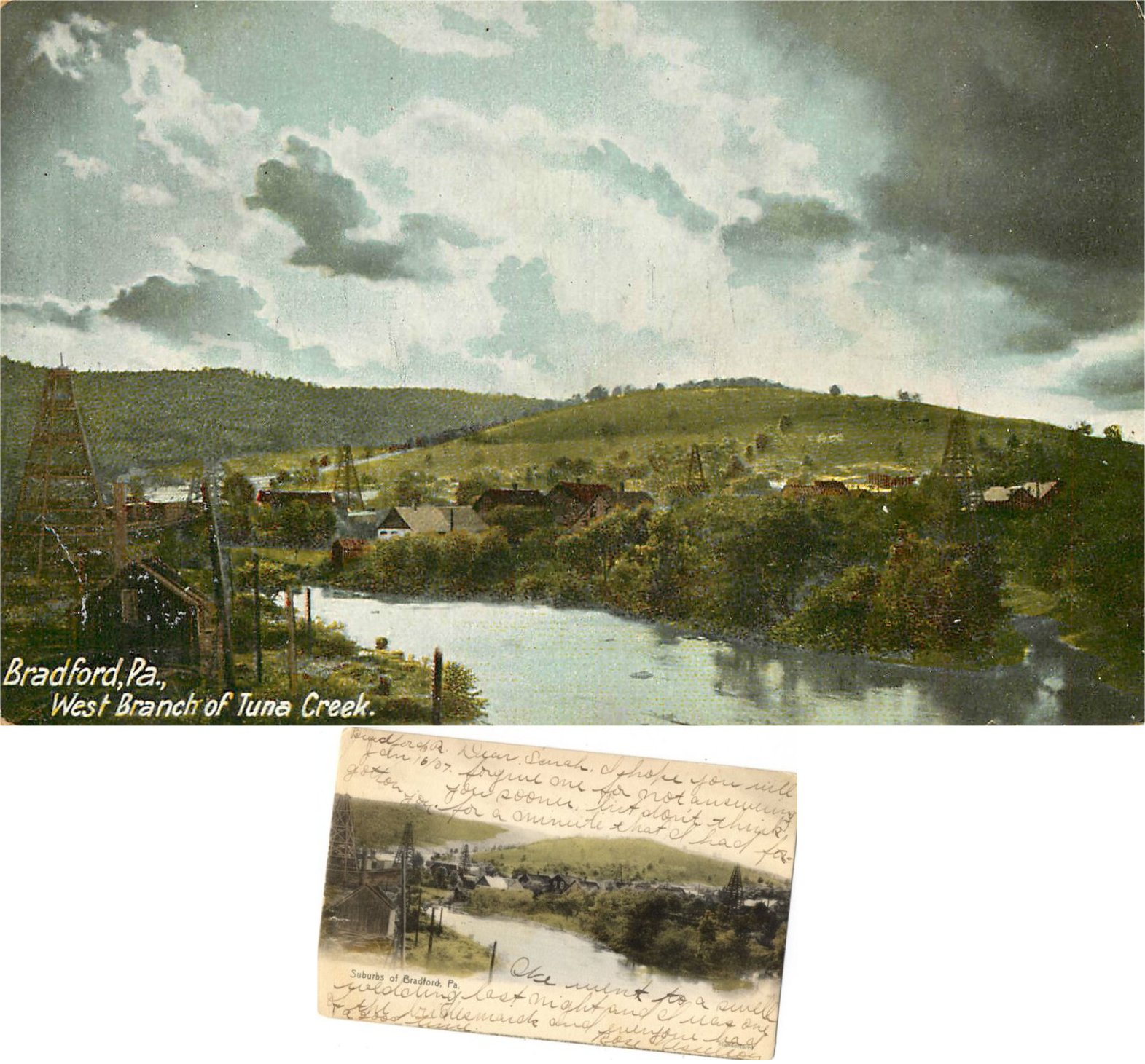 West Branch of Tuna Creek - 2 views
