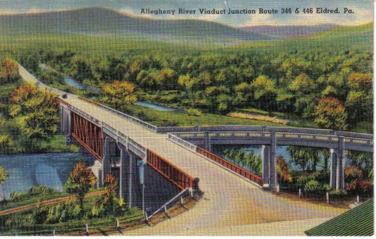 Allegheny River Viaduct Junction, Eldred PA -don./D. Rathfon