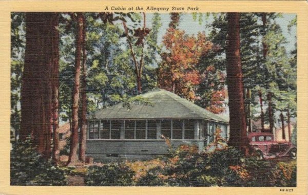 Cabin at Allegany State Park -don./D. Rathfon