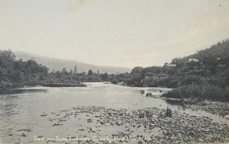 View on the Tuneaugwon Creek circa 1905