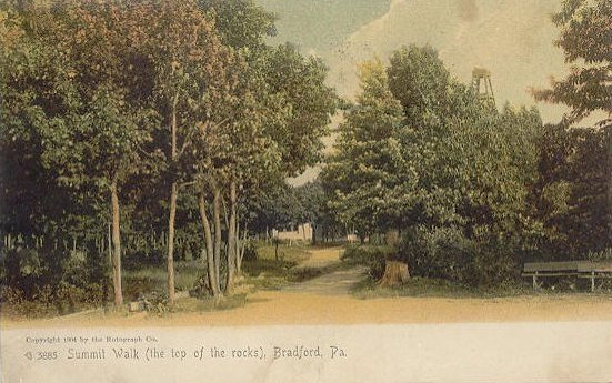 Summit Walk (top of the rocks) circa 1909, Bradford
