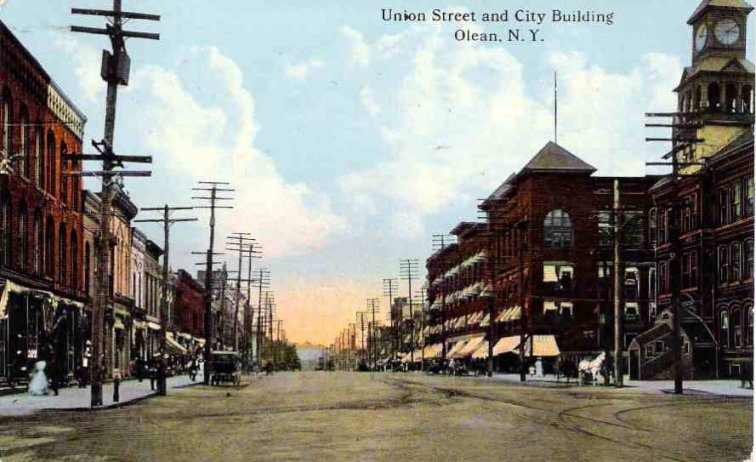 Union Street View, Olean NY -don./D. Rathfon