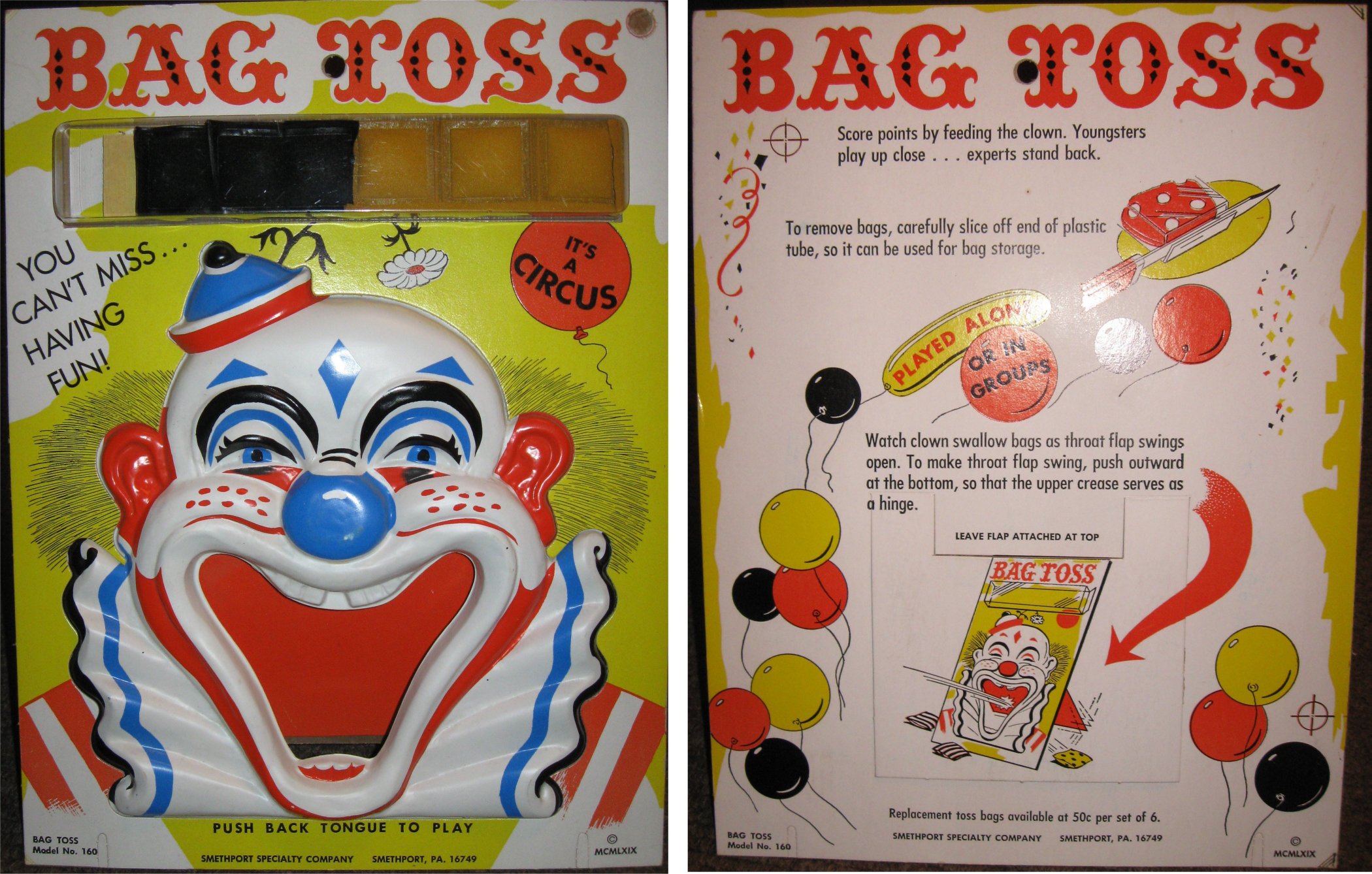 Clown Bag Toss
