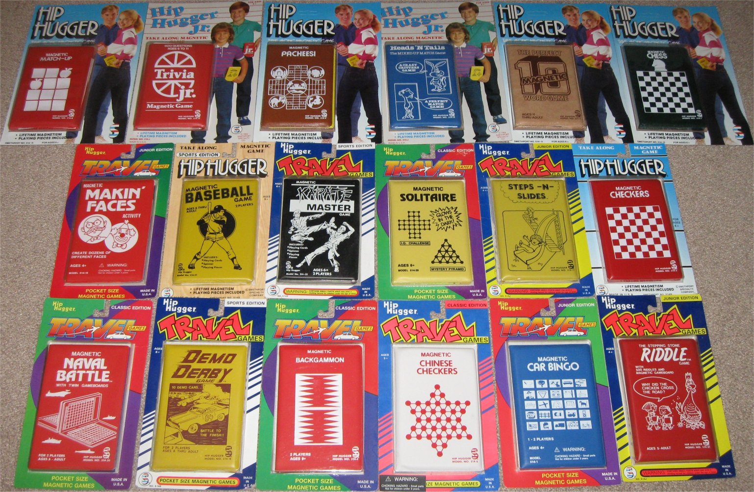 Hip Hugger travel games