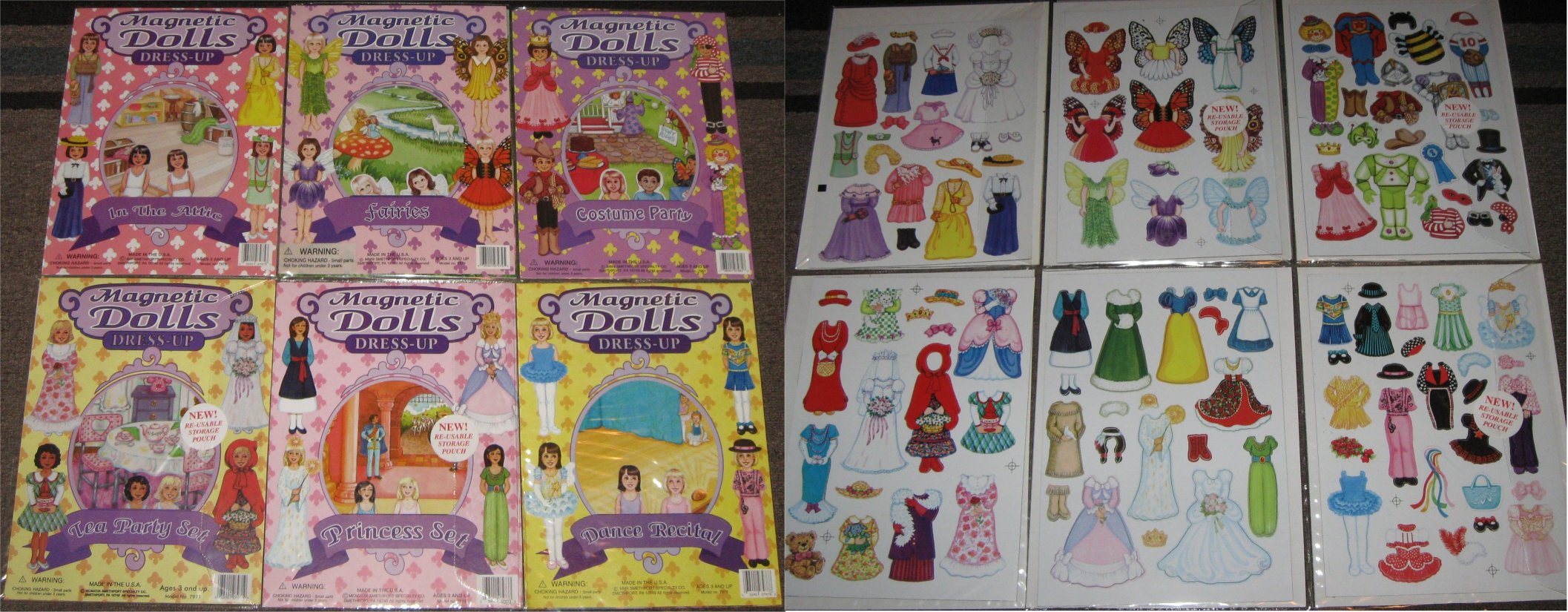 Magnetic Doll sets