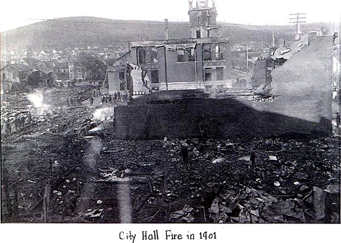 Bradford City Hall Fire 1901 -don./D. Rathfon