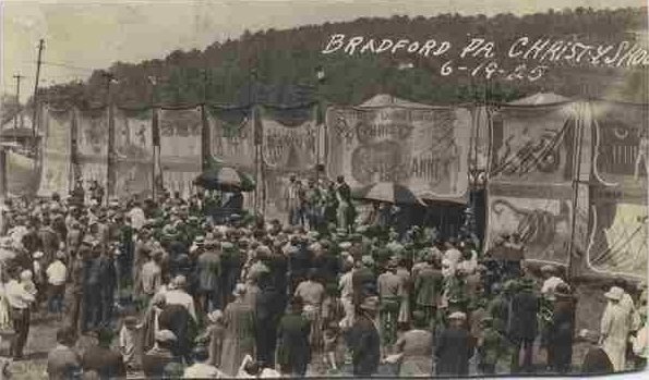 Christy Circus at Bradford 1925 -don./D. Rathfon