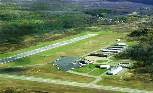 Bradford Regional Airport Aerial View -don./M. Fairbanks